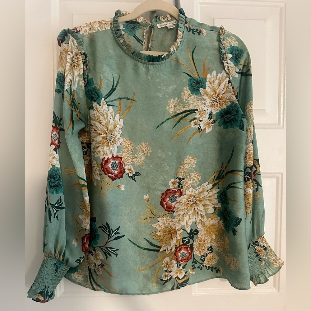 Mint Polyester lightweight Satin